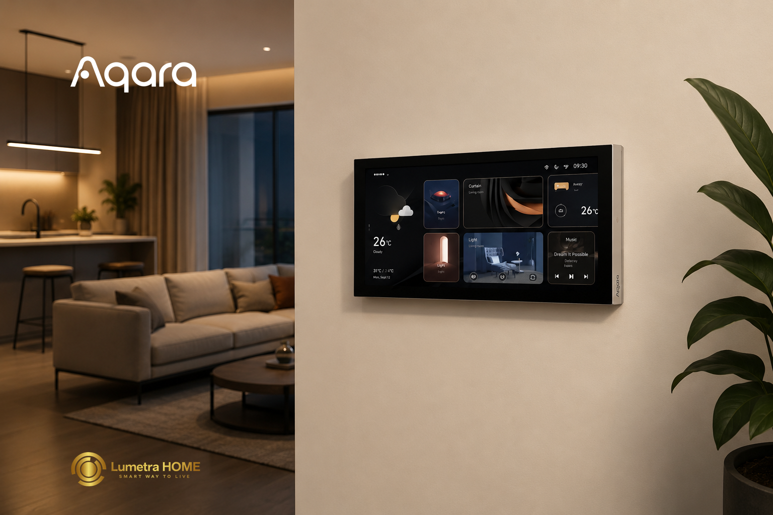 Aqara Panel Hub S1 Plus интелигентен контролен панел за смарт дом