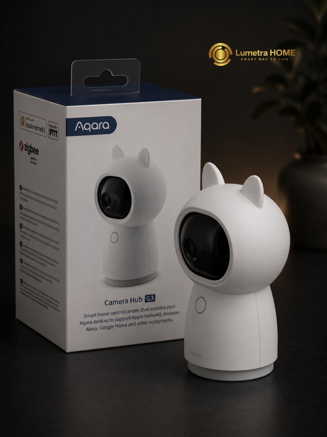 Aqara Camera Hub G3 2K AI камера с Zigbee Hub и HomeKit Secure Video